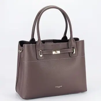 Geanta mare taupe inchis David Jones CM7744 12 imagine