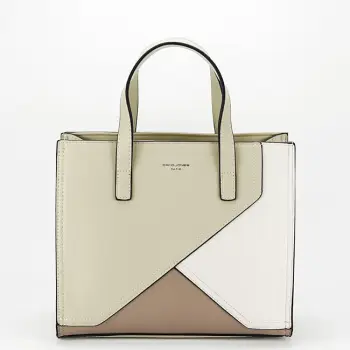 Geanta medie bej David Jones Paris CM6972 16 imagine