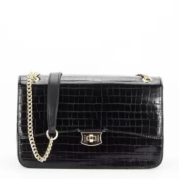 Geanta medie David Jones Paris 7002-2 15 Negru imagine