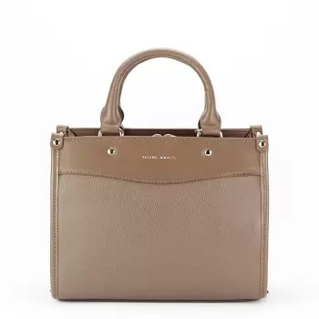 Geanta medie David Jones Paris 7007-4 12 Bej inchis imagine