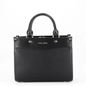 Geanta medie David Jones Paris 7007-4 12 Negru imagine