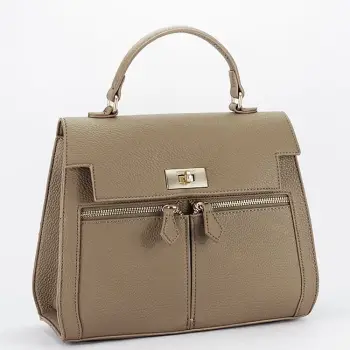 Geanta medie maro taupe DianaCO DHJ823-2 17 imagine