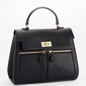 Geanta medie neagra DianaCO DHJ823-2 17 imagine