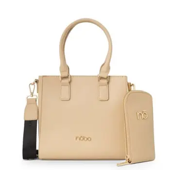 Geanta medie NOBO R0940-C015 M0 Camel deschis imagine