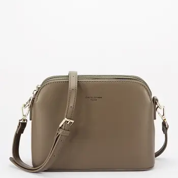 Geanta medie taupe David Jones Paris CM6938 15 imagine