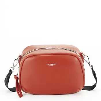 Geanta mica David Jones Paris CM6266 Caramiziu imagine