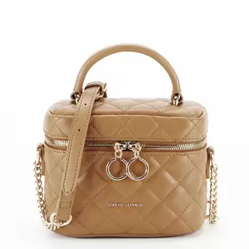 Geanta mica David Jones Paris CM6701 14 Camel imagine