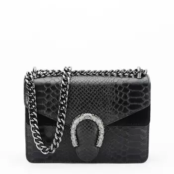 Geanta mica din piele naturala 8936 120 Negru imagine