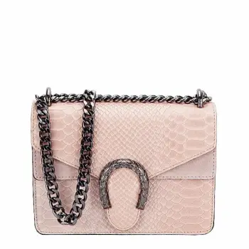 Geanta mica din piele naturala 8936 120 Roz imagine