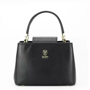 Geanta mica din piele naturala 8950 120 Negru imagine