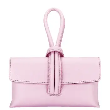 Geanta mica roz din piele naturala 1732 123 imagine