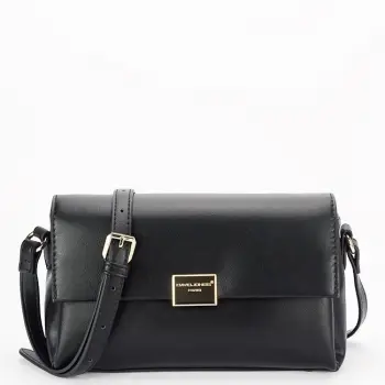 Geanta neagra David Jones Paris 7182-1 15 imagine