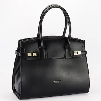 Geanta neagra de talie mare DHJ818-2 16 imagine