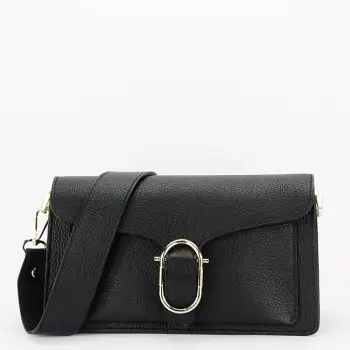 Geanta neagra din piele naturala 1683 126 imagine