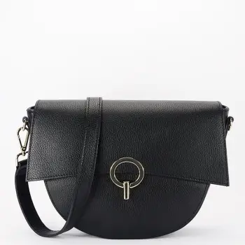 Geanta neagra din piele naturala 1684 132 imagine