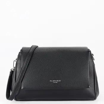 Geanta neagra FloraCo Paris F6949 14 imagine