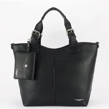 Geanta neagra FloraCo Paris F7143 12 imagine