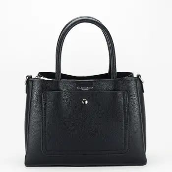 Geanta neagra FloraCO Paris F8518 11 imagine