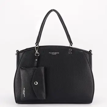 Geanta neagra FloraCo Paris F8524 15 imagine