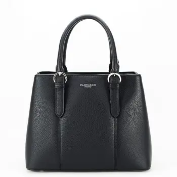 Geanta neagra FloraCO Paris H6999 14 imagine