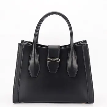 Geanta neagra medie David Jones Paris 7187-1 11 imagine