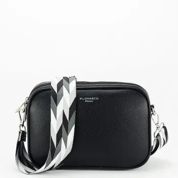 Geanta neagra medie FloraCO Paris H6915 14 imagine