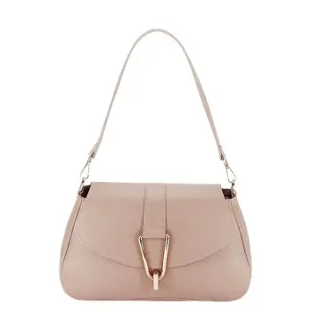 Geanta roz din piele naturala 1755 125 imagine