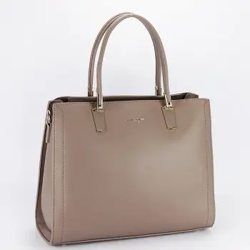 Geanta taupe David Jones Paris CM6718-5 11 imagine