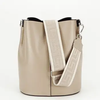 Geanta tip sac din piele naturala 8951 119 Bej imagine