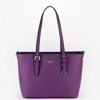 Geanta violet FloraCo Paris office casual K9179 M2 imagine