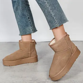 Ghete camel din piele naturala NN605 117 imagine