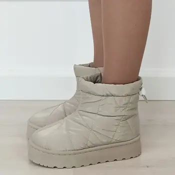 Ghete impermeabile kaki deschis DAV8651 112 imagine