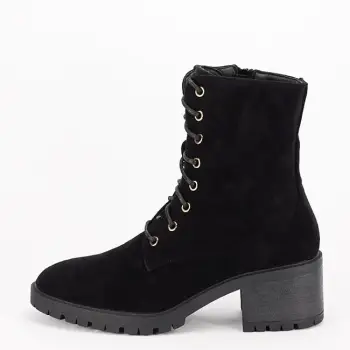 Ghete negre office casual 5690 116 imagine