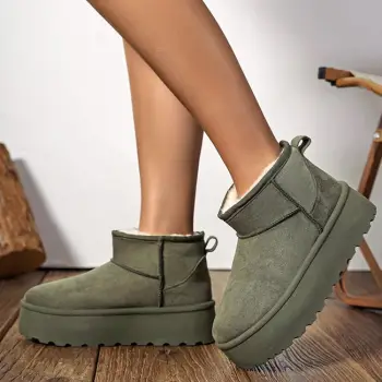 Ghete verzi imblanite cu talpa groasa LT33-43 112 imagine