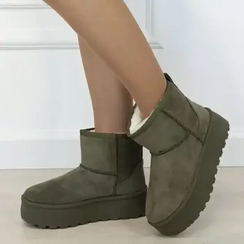 Ghete verzi imblanite cu talpa groasa LT33-45 111 imagine