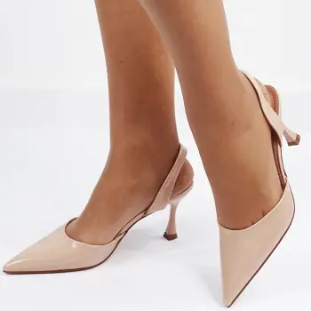 Pantofi bej eleganti DA-208 04 imagine