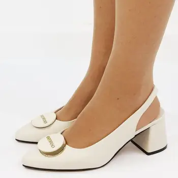 Pantofi crem eleganti din piele naturala BY6887-2 03 imagine