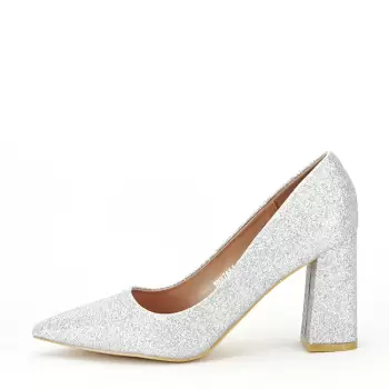 Pantofi eleganti argintii BHH7651 01 imagine