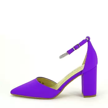 Pantofi eleganti mov BYJ8296 03 imagine