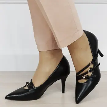 Pantofi eleganti negri 5509 01 imagine