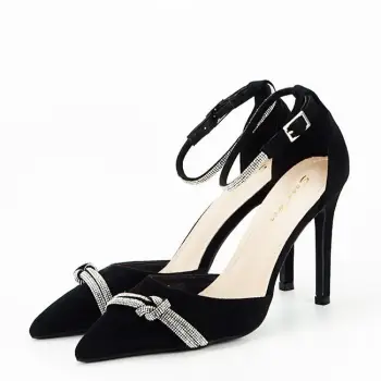 Pantofi eleganti negri Y2385-6 03 imagine