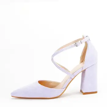 Pantofi mov eleganti 8709 04 imagine