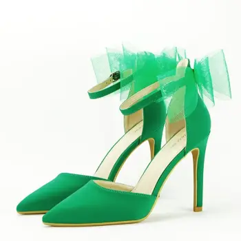 Pantofi verzi cu funda 6829 03 imagine