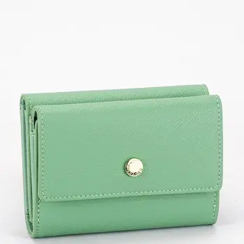 Portofel de dama mic verde menta, DFX795-3 M0 imagine
