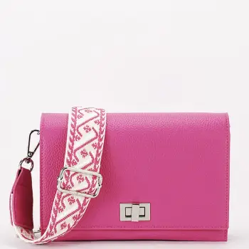 Portofel fucsia tip geanta FloraCO F5003 14 imagine