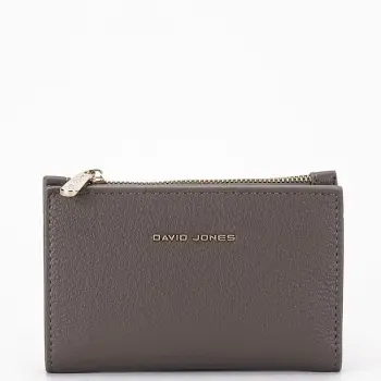 Portofel gri inchis David Jones Paris P150 05 imagine