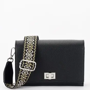 Portofel negru tip geanta FloraCO F5003 14 imagine