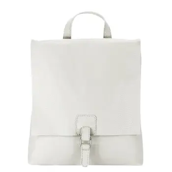 Rucsac 2 in 1 alb din piele naturala 5974-28 M11 imagine