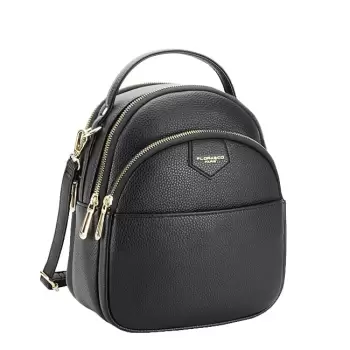 Rucsac convertibil in geanta, Floraco Paris, F3610 120 Negru imagine