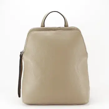 Rucsac din piele naturala bej, Andra 123 imagine